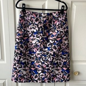 J Crew Hibiscus Skirt
